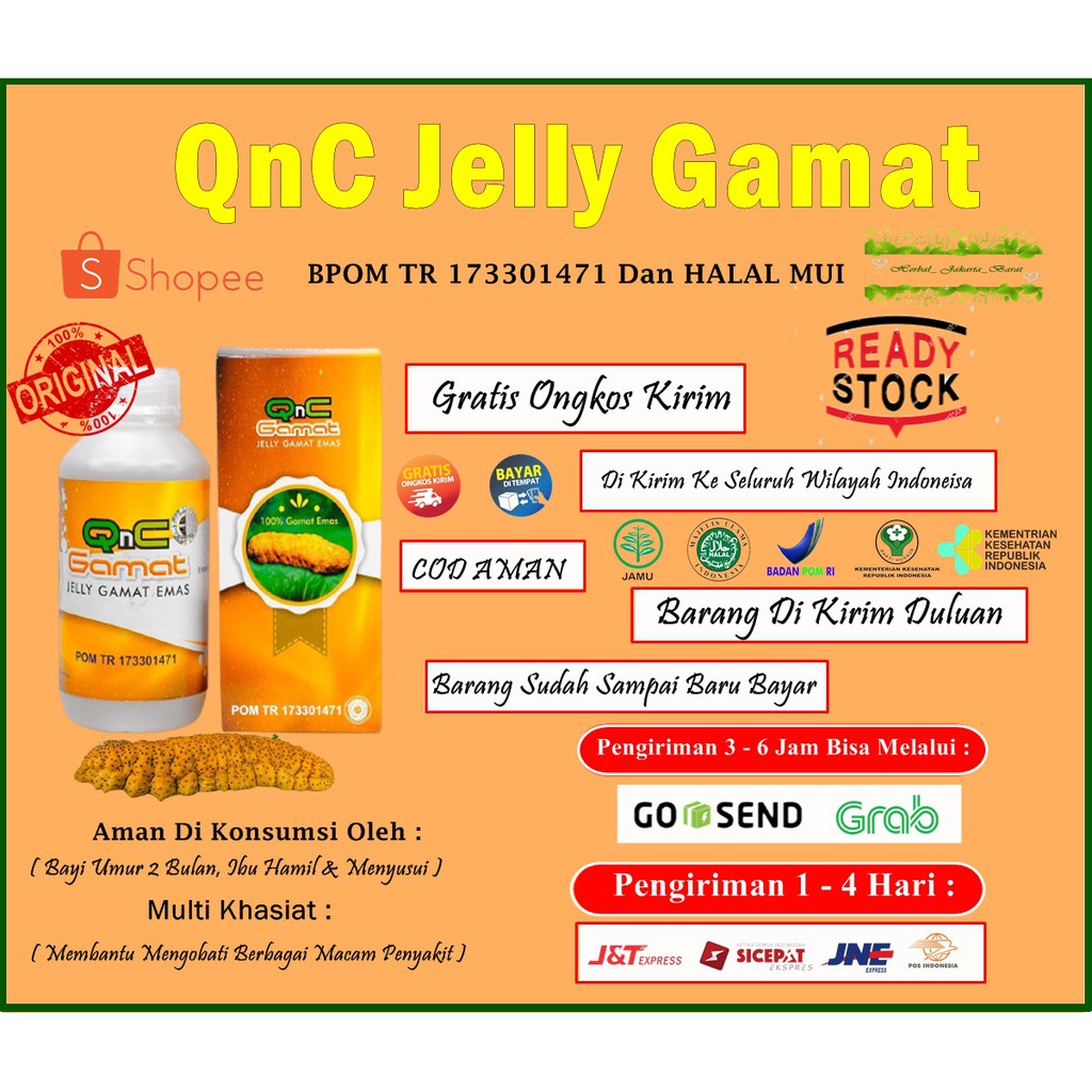 QNC JELLY GAMAT - Obat Untuk Keloid, Keloid Turunan, Keloid Meradang, Keloid Semakin Membesar