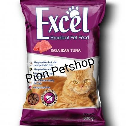 Excel Cat Food Dry Rasa Ikan Tuna 500 gr