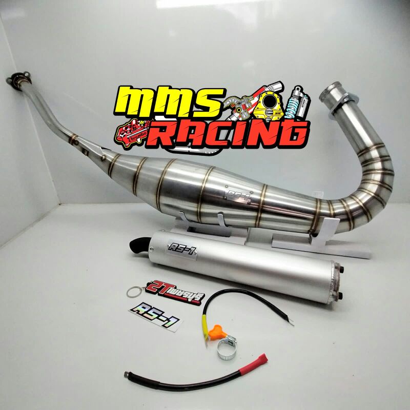 knalpot ninja R/RR RS1 42 step std stenlish