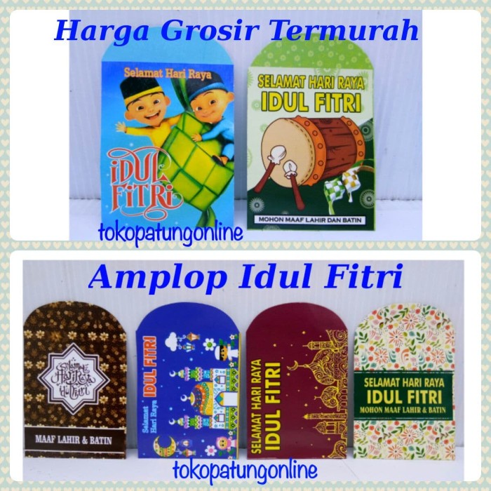 

Menyurat-Surat- Amplop Lebaran Idul Fitri Murah Grosir - Size S 6X9 -Surat-Menyurat.