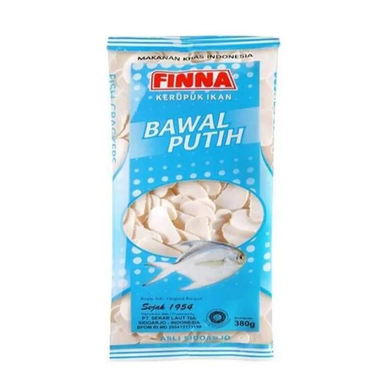 

KERUPUK IKAN BAWAL PUTIH UDANG NUSANTARA FINNA 380 GRAM