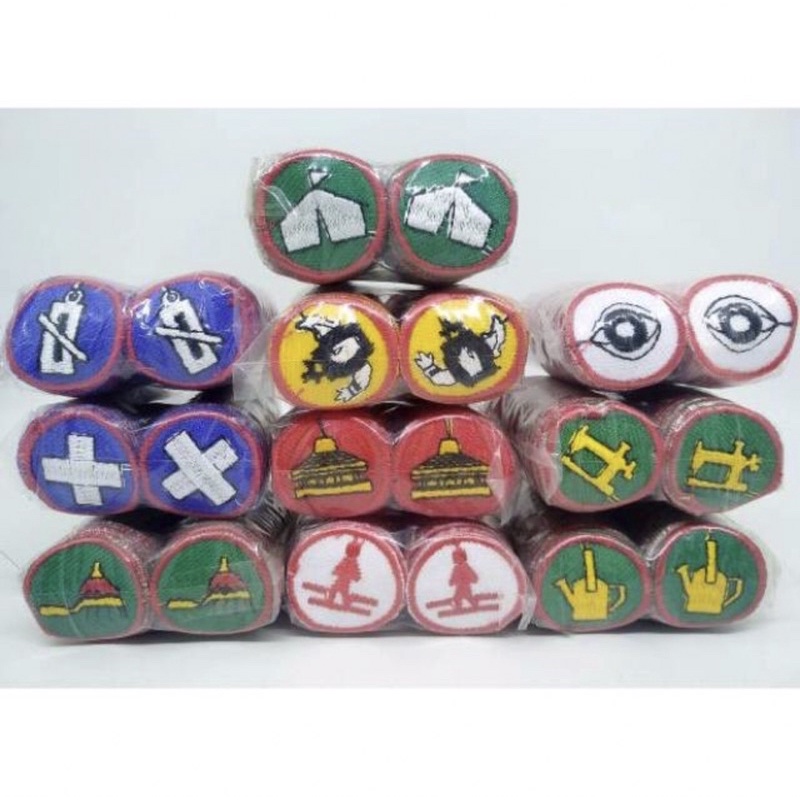 Bet Tanda kecakapan khusus TKK Wajib Pramuka Bordir Ecer Badge Bordir TKK Pramuka Penggalang Purwa Madya Utama