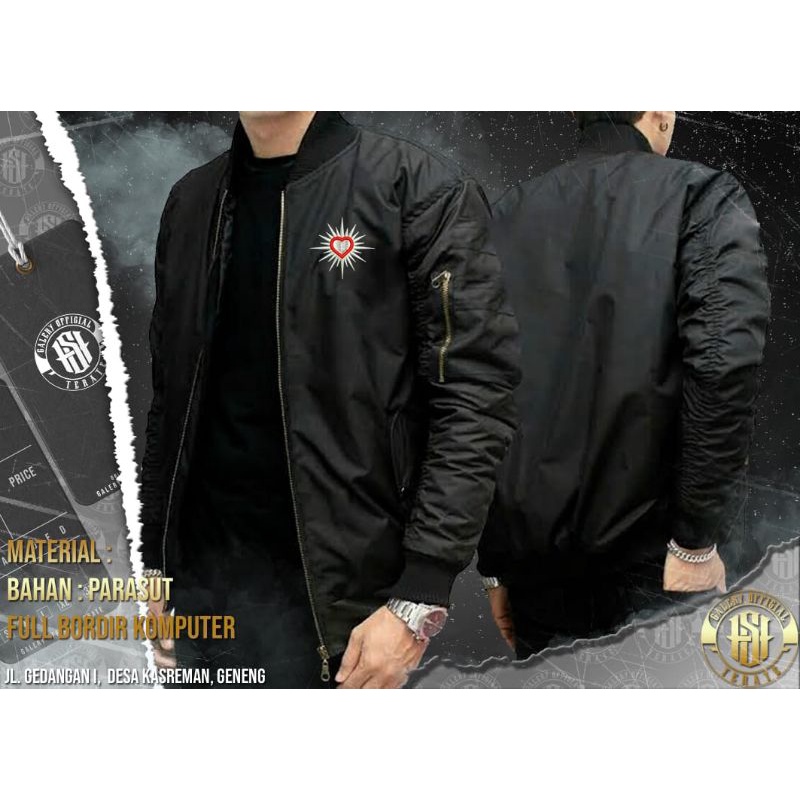 JAKET BOMBER PSHT JAKET BOMBER HATI BERSINAR JAKET DISTRO PSHT