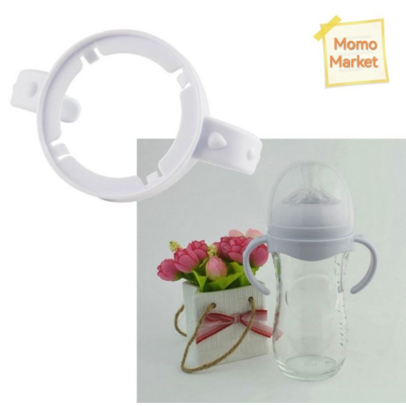 Pegangan / Handle, Ring + Cover untuk Botol AVENT Natural Wide Neck