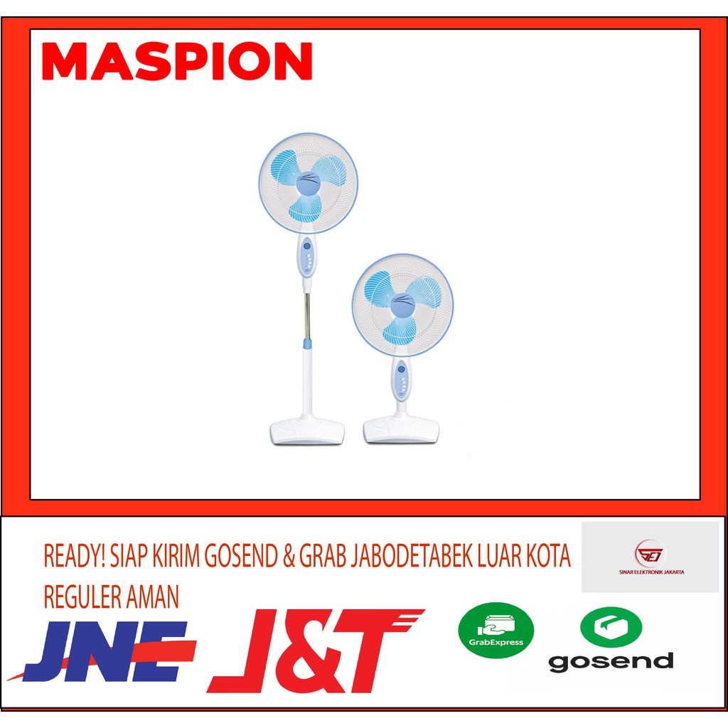 Kipas Angin Maspion EX-167S. (2 in 1) Berdiri dan Duduk