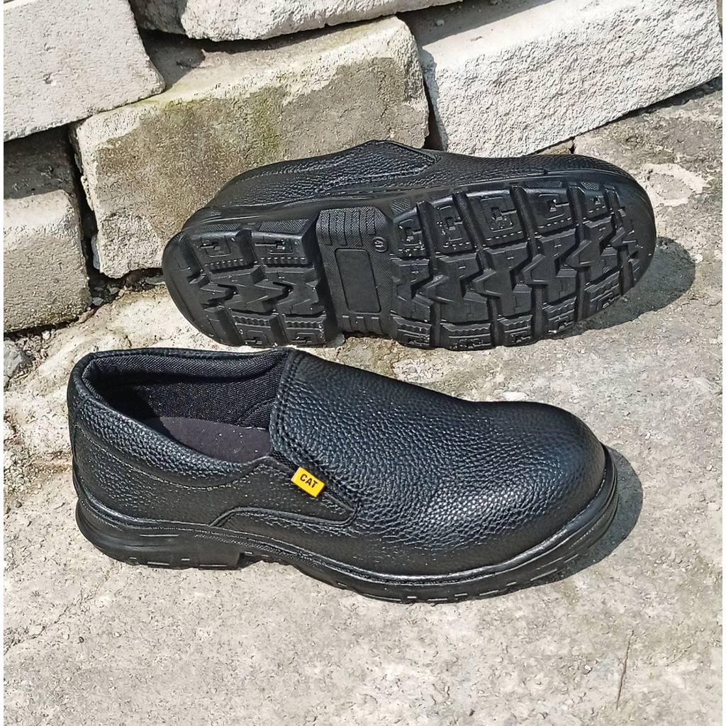 SAFETY SHOES sepatu safety kepala besi dijahit