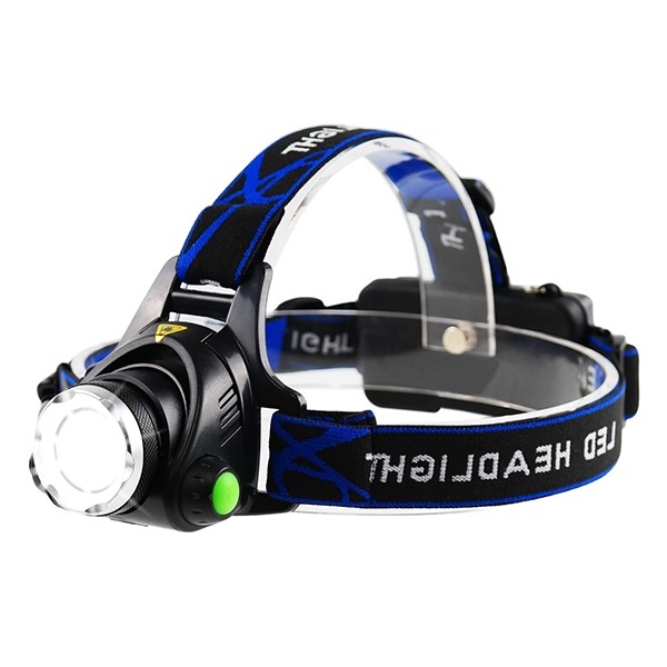 Senter Kepala LED Zoom Super Terang Headlamp LED Cree XML T6 568D Waterproof Anti Air