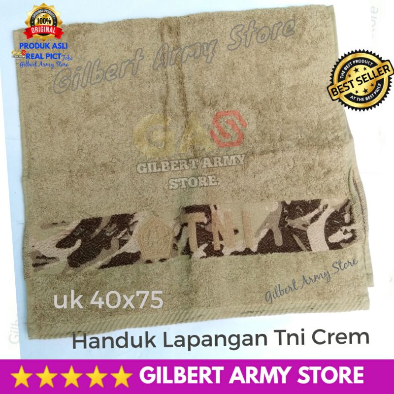 Grosir Handuk jatah  Tni Lapangan kecil Terbaru Tan gurun Tebal Murah Gilbert Army Store Viral Keren