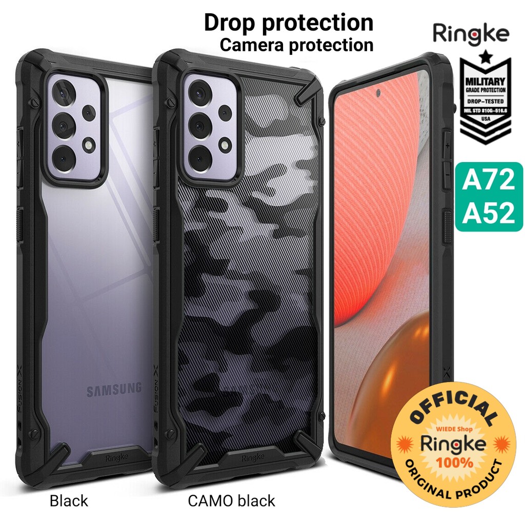 Case Samsung Galaxy A72 A52 A32 5G RINGKE Fusion X Softcase Casing