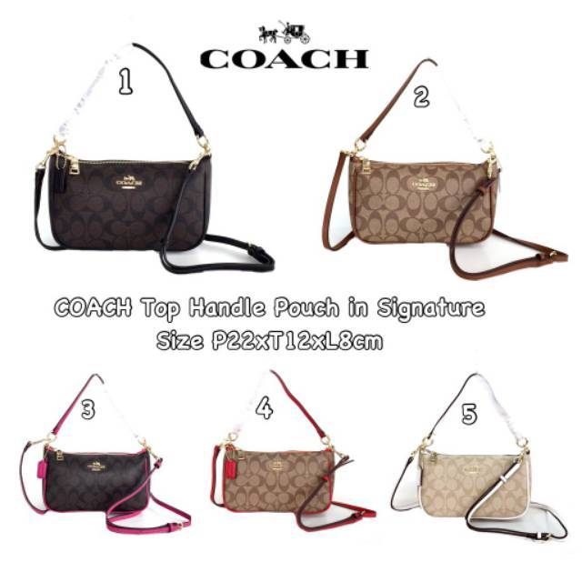 coach top handle bag