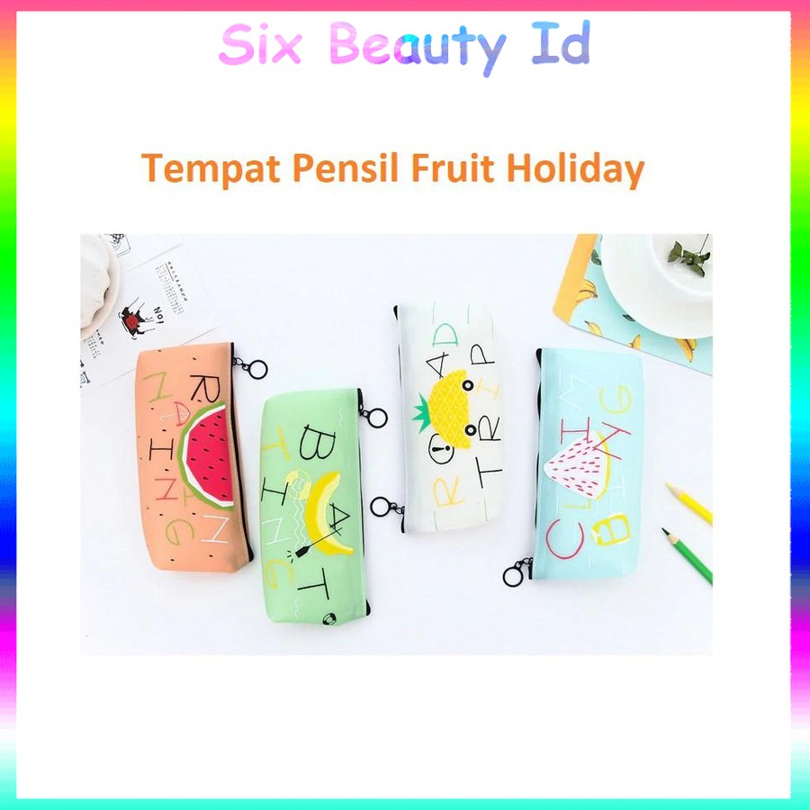 

Unik TP0052 Tempat Pensil Fruit Holiday Pencil Case / Tempat Kosmetik