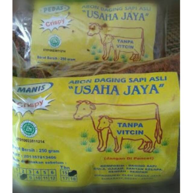 

Abon Sapi Enak Halal 250 Gr
