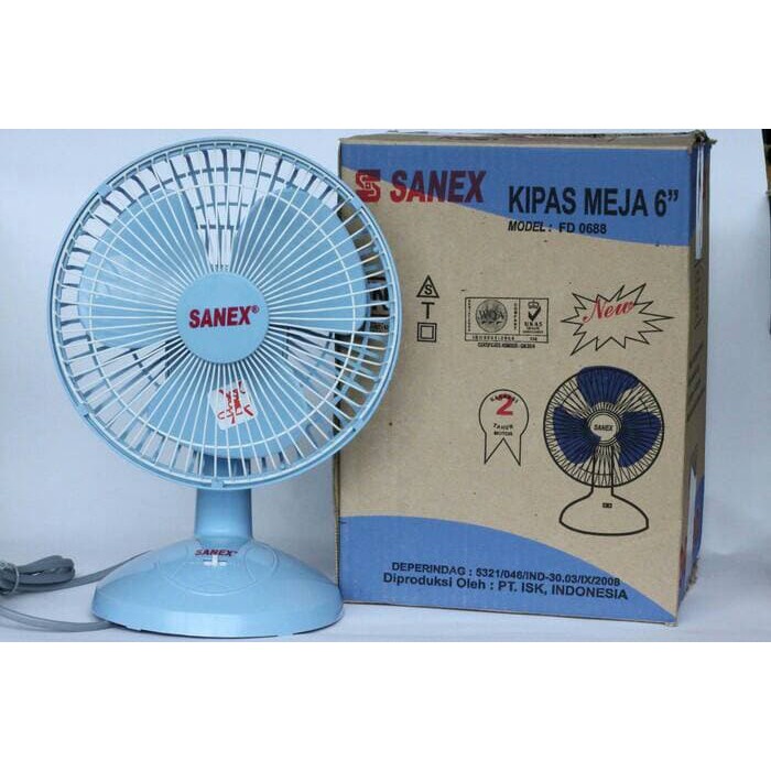 Kipas Angin Sanex 6 inch desk fan Shopee Indonesia