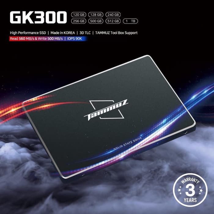 Jual SSD Tammuz 240GB GK300 6Gb/s SATA3 2.5 | Shopee Indonesia