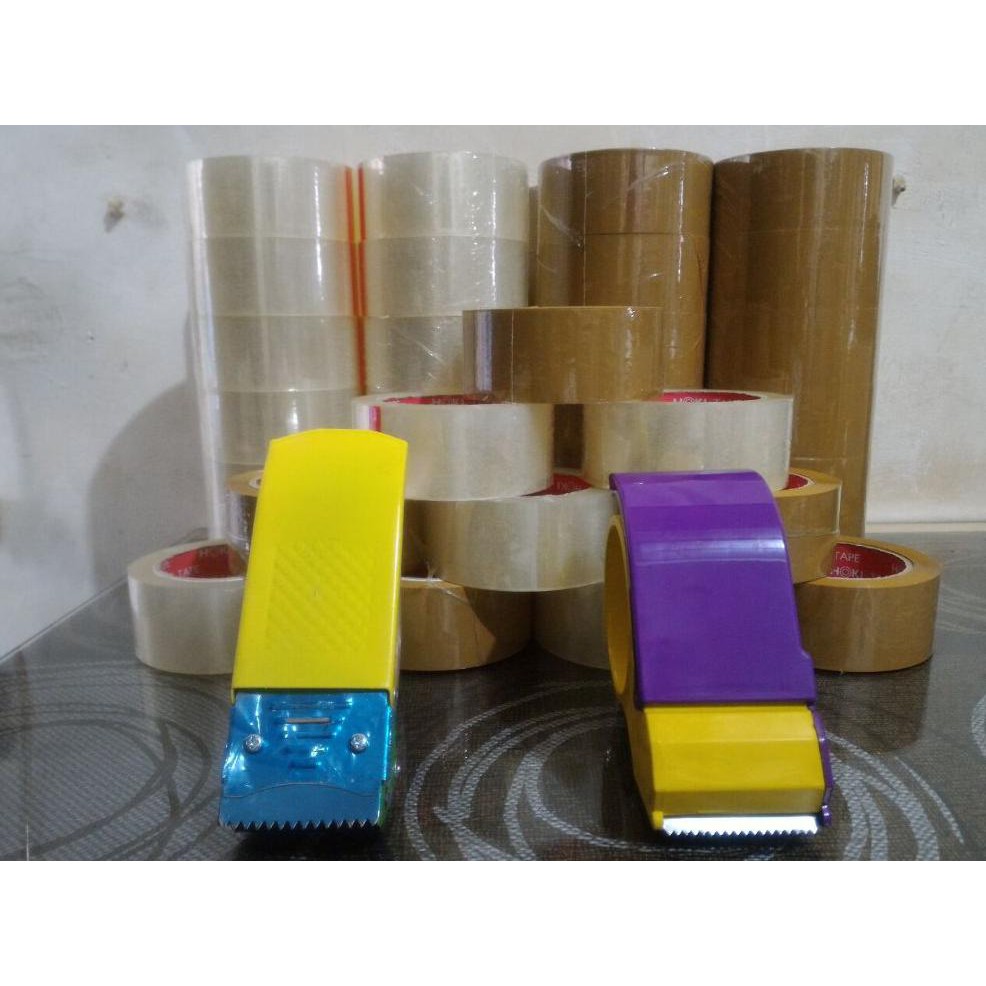 

LAKBAN BENING&COKLAT HOKI TAPE 100 YARD FULL 72 ROLL