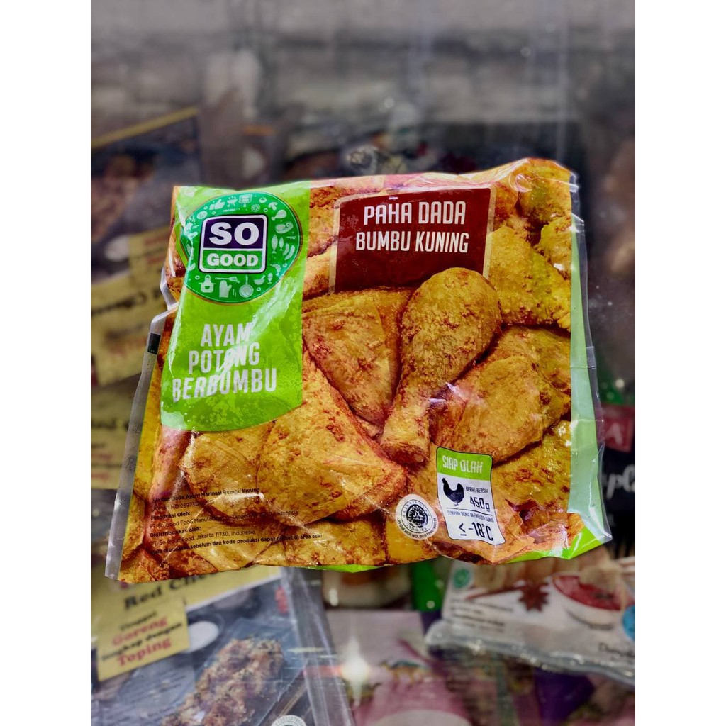 

SO GOOD Ayam Potong Paha Dada Bumbu Kuning