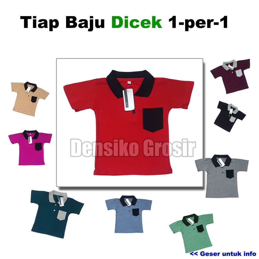 Kaos Polo Anak (1) Baju Anak Berkualitas Bahan Katun