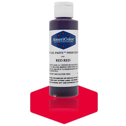

Americolor RED RED 4.5oz (128gr) Soft Gel Paste