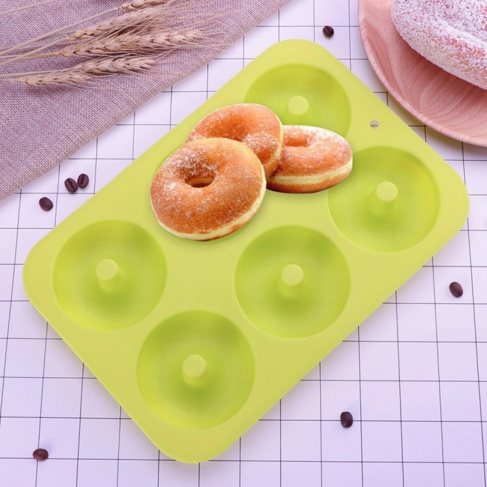 Donut Mold Cetakan Donat Silicone Donat Mold Loyang Cetakan Kue Puding