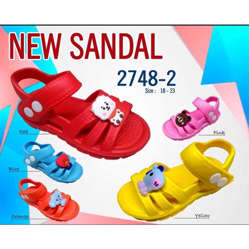 Sandal Anak Cewek Let Mini Mainan Boneka Campur Lokal Glacio 2748-2