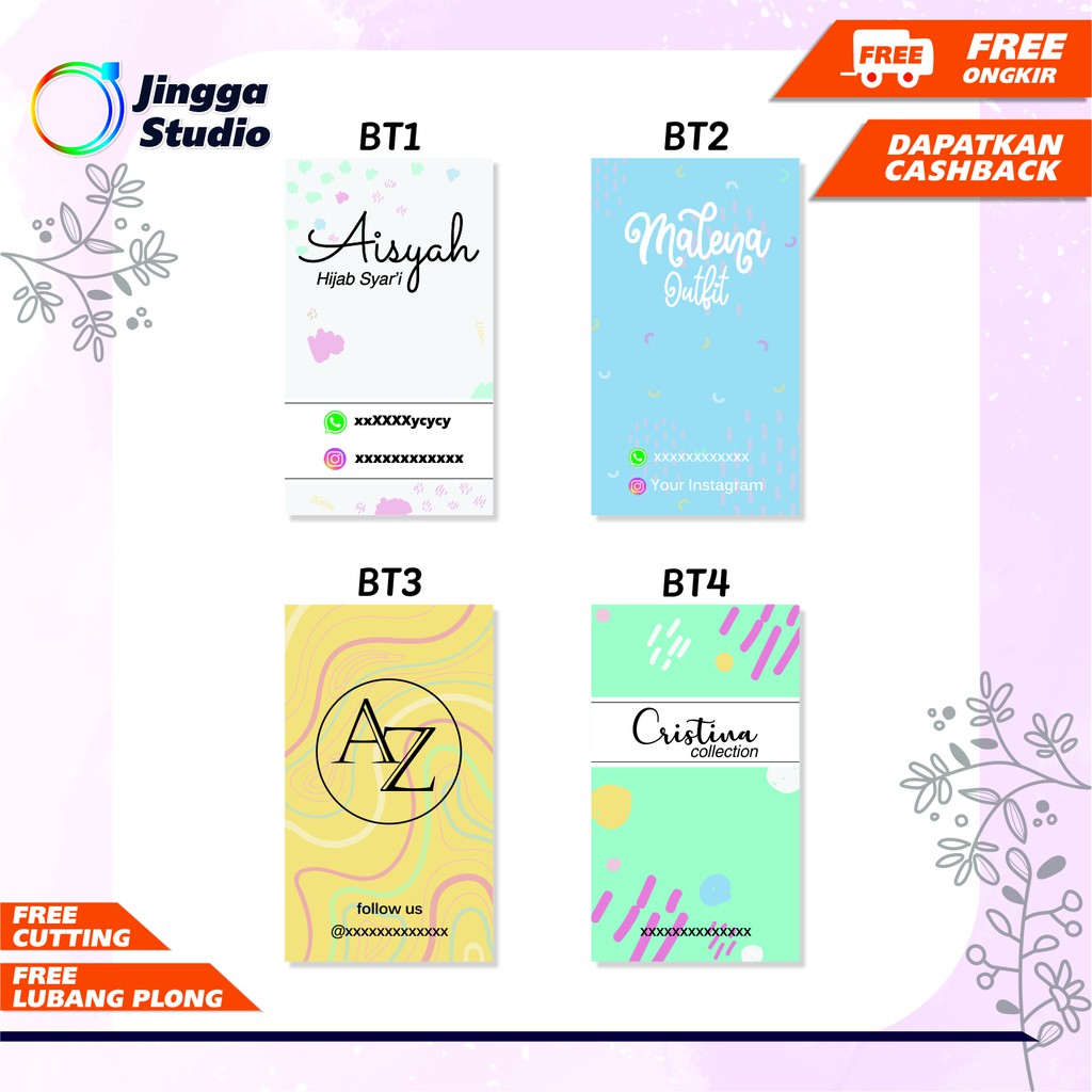 

Hang Tag Baju/ Label Baju/ Label Hijab Lebar 4 cm