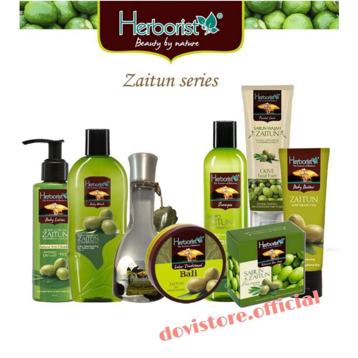 HERBORIST ZAITUN SERIES / Herborist Olive Oil Collagen / Body Lotion / Body Scrub / Body Butter / Shampoo / Body Wash / Face Wash / Body Spray