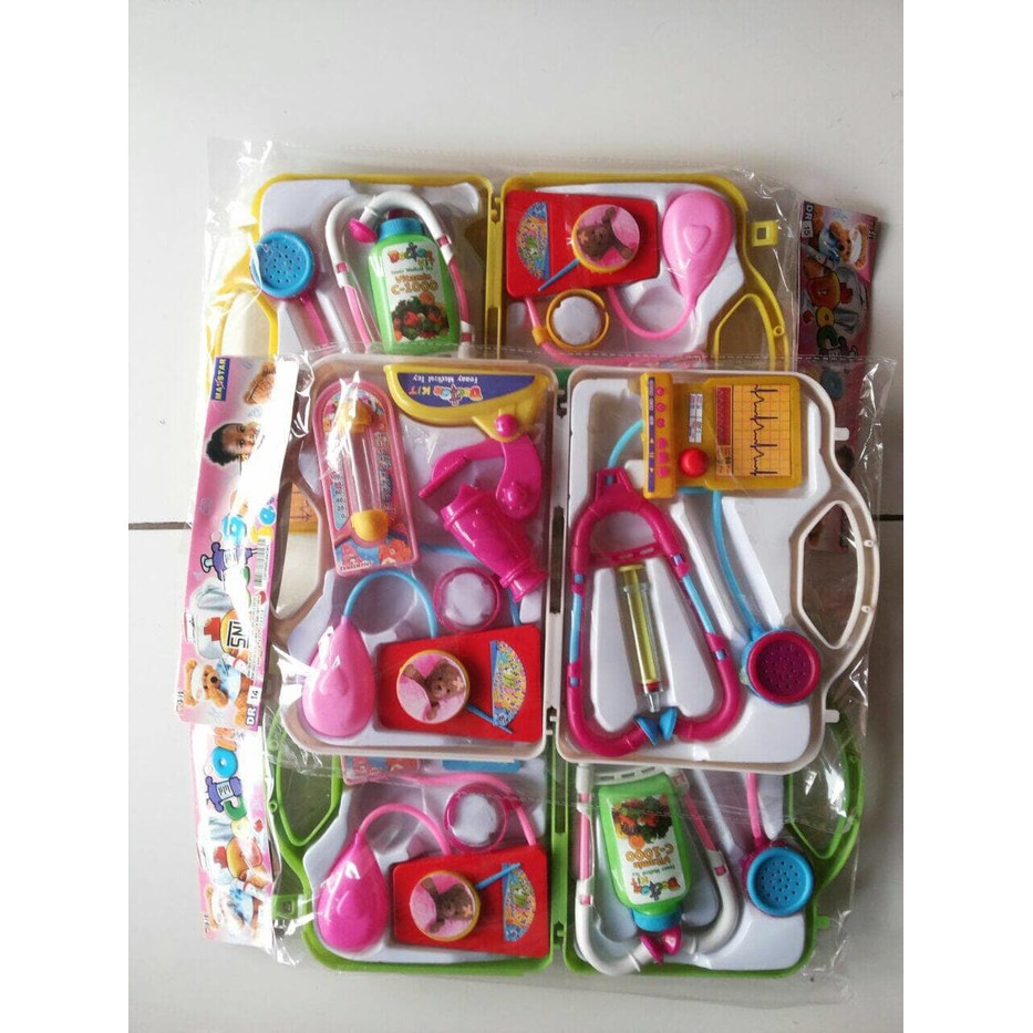 Jual mainan anak dokter set dokter dokteran doctor set koper lengkap