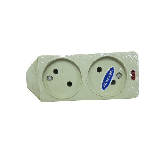 SOCKET STOP KONTAK 4 3 2 LUBANG MURAH KS-3314GP KINGSUN - COLOKAN