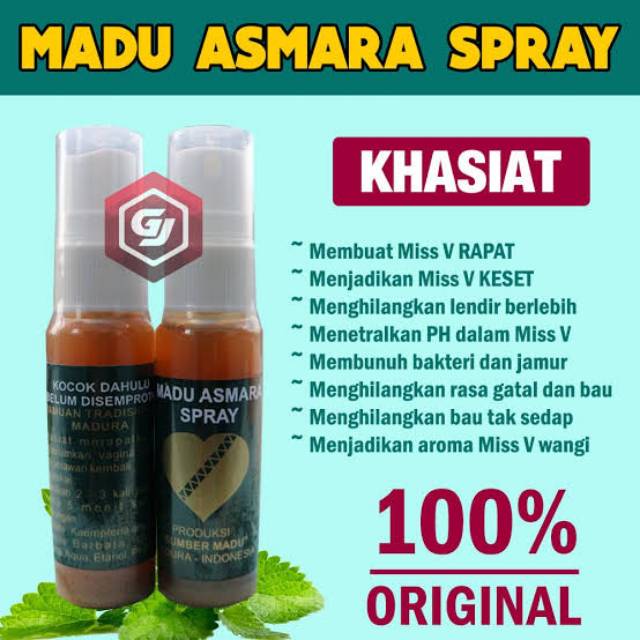 madu asmara spray obat wanita / obat keputihan