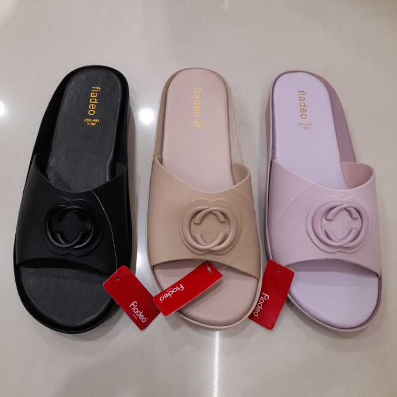 sandal flat wanita fladeo