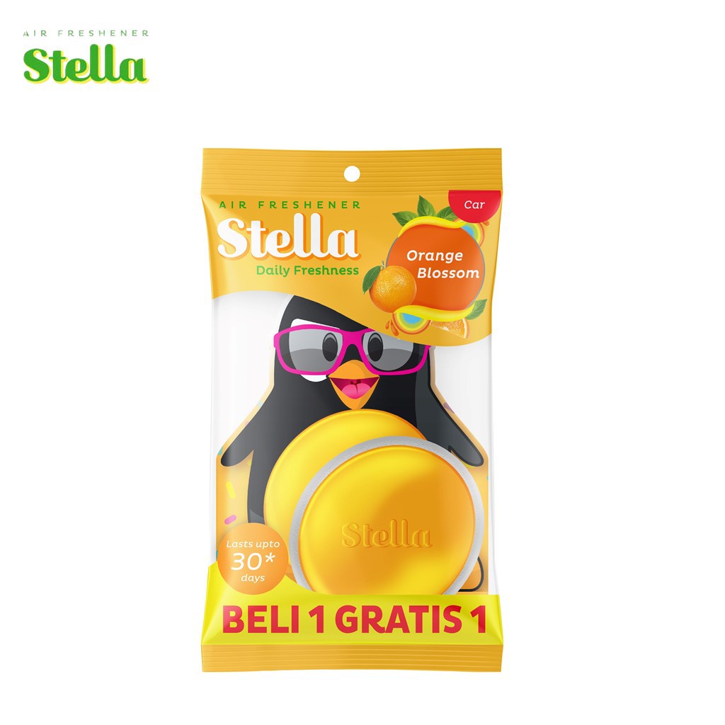 PROMO STELLA DAILY CAR ISI 2 REFILL Orange Blossom  Pengharum Mobil