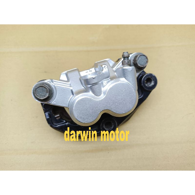 Kaliper rem cakram depan pala babi assy rx king new silver original copotan