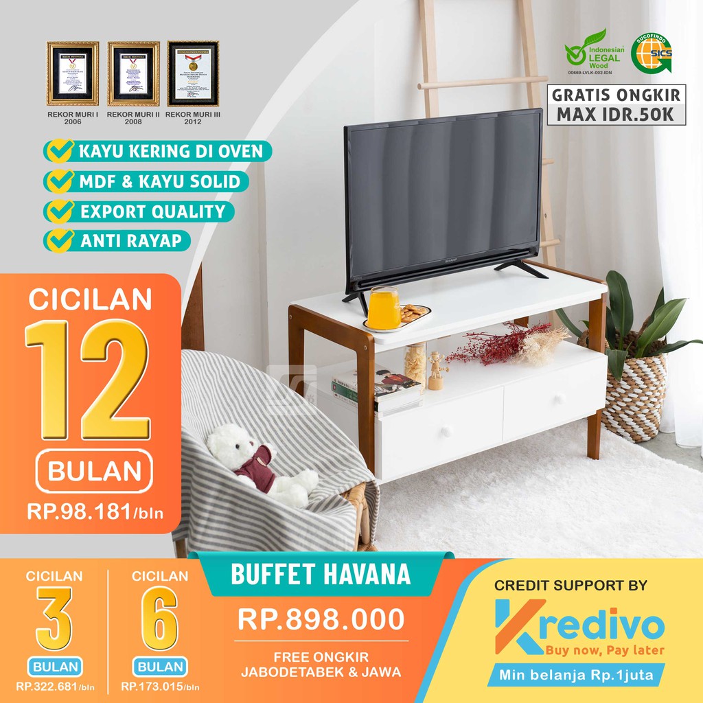 Furniture - Meja TV Minimalis [Havana]