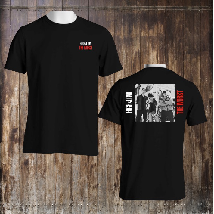 Kaos HIGH&LOW Murayama / Cotton Combed / Dewasa / Ready Stok