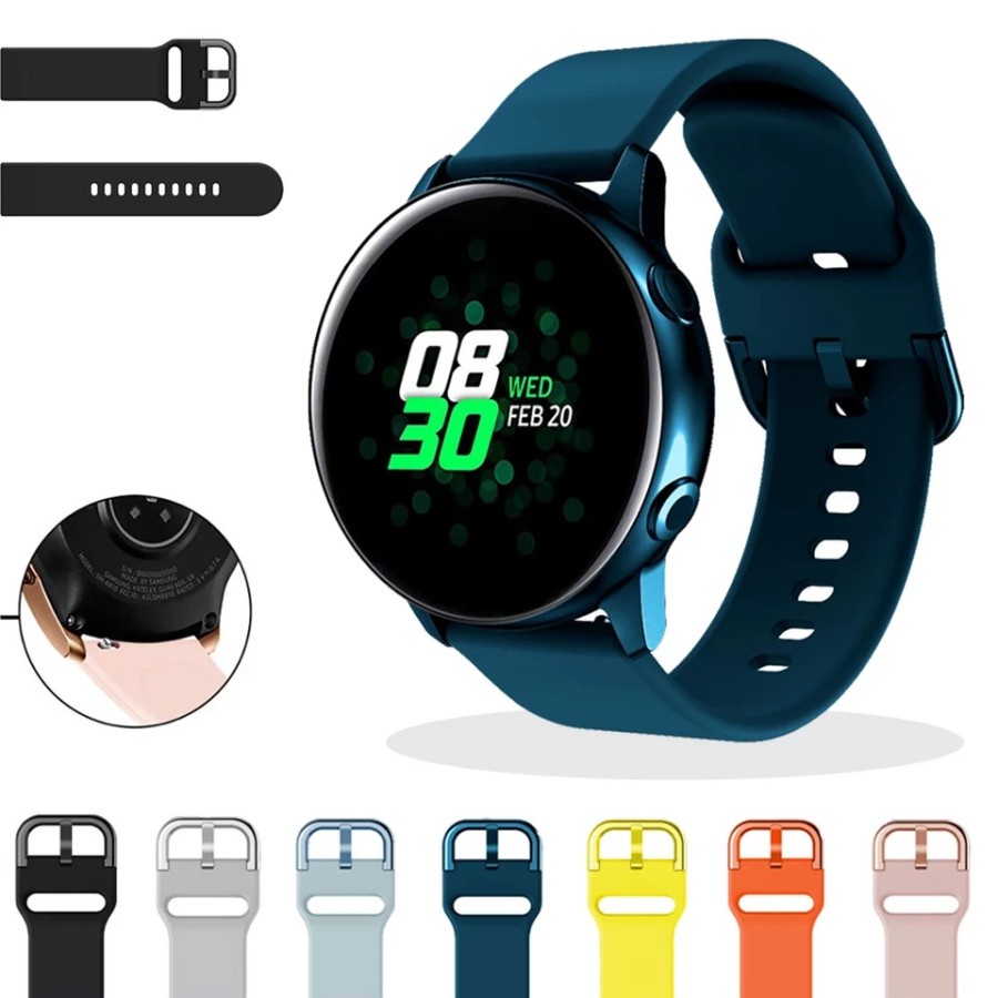 STRAP TALI JAM TANGAN - RUBBER SILICONE STYLE ACTIVE - FOR SAMSUNG GALAXY 40MM 44MM WATCH