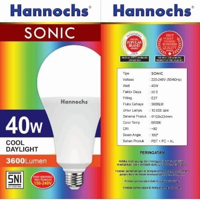 Lampu LED Hannochs Sonic 40w 40 watt