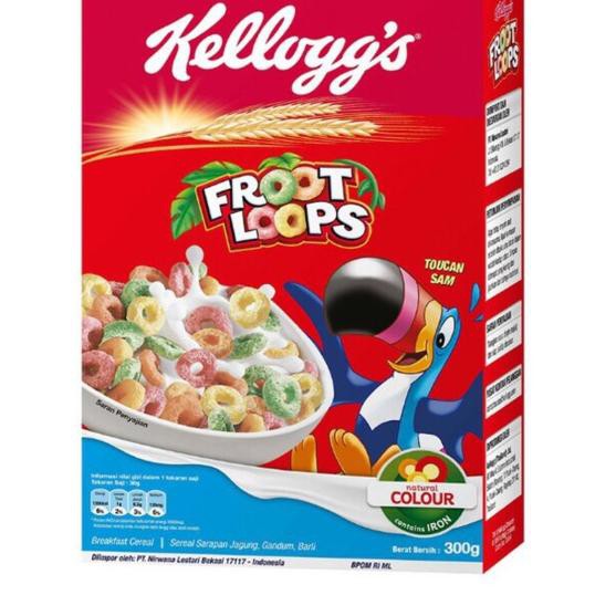 

{ready lagi} Kellogg’s froot loops sereal 160gr ♥♦