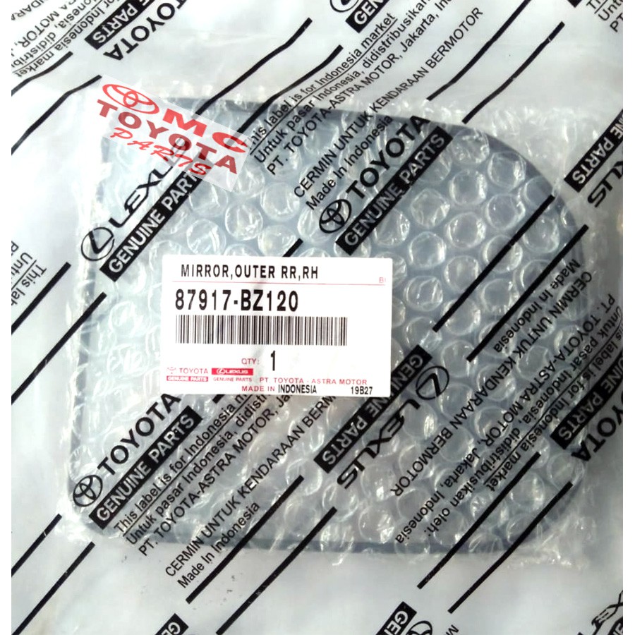 Kaca Spion Kanan Avanza Veloz Xenia Agya Ayla Wigo 87917-BZ120 87947-BZ120