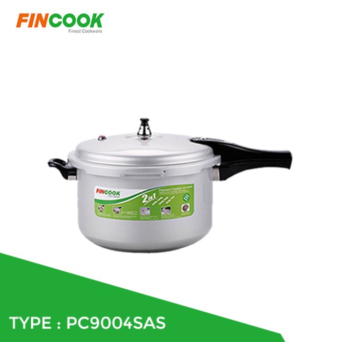 Panci Presto Soft Anodized 9 Litrer Fincook PC9004SAS Pressure Cooker