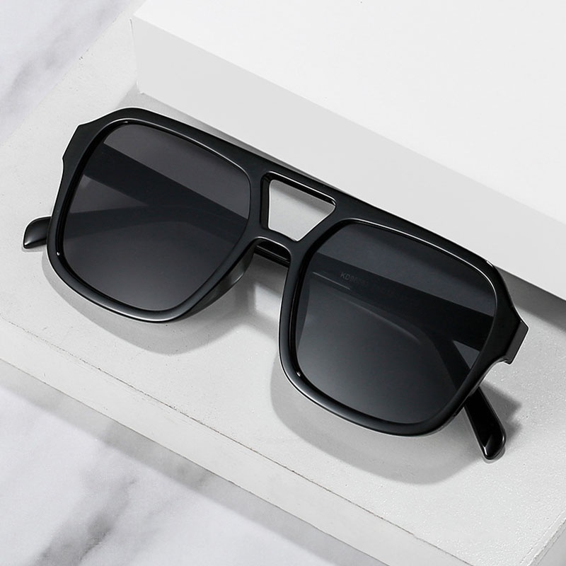 COD Kacamata Hitam Wanita Leopard Korea Retro Klasik Frame Besar Kaca mata Lensa UV UV400 Pria/Wanita Sunglasses