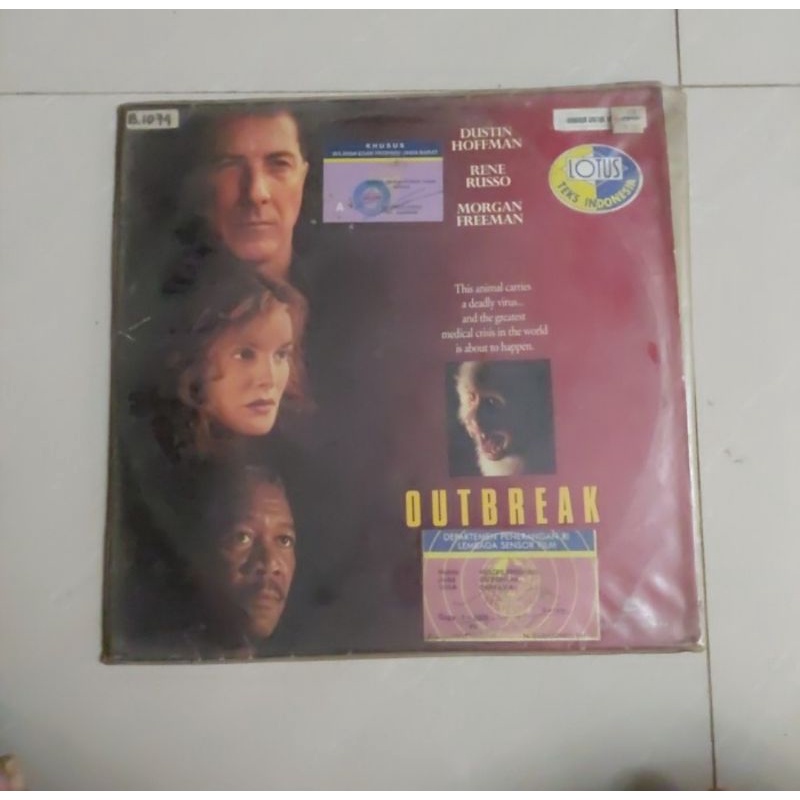 Kaset Laser disc Out Break