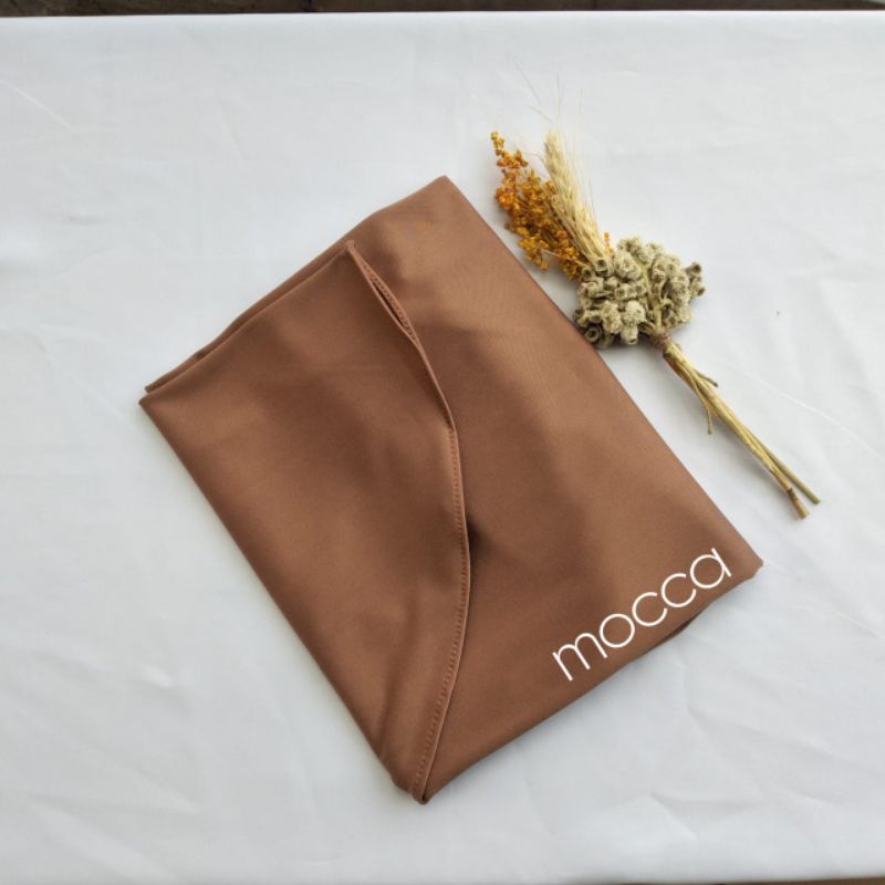 Jilbab Bergo Hamidah Jersey L /Hijab Instand-Mocca