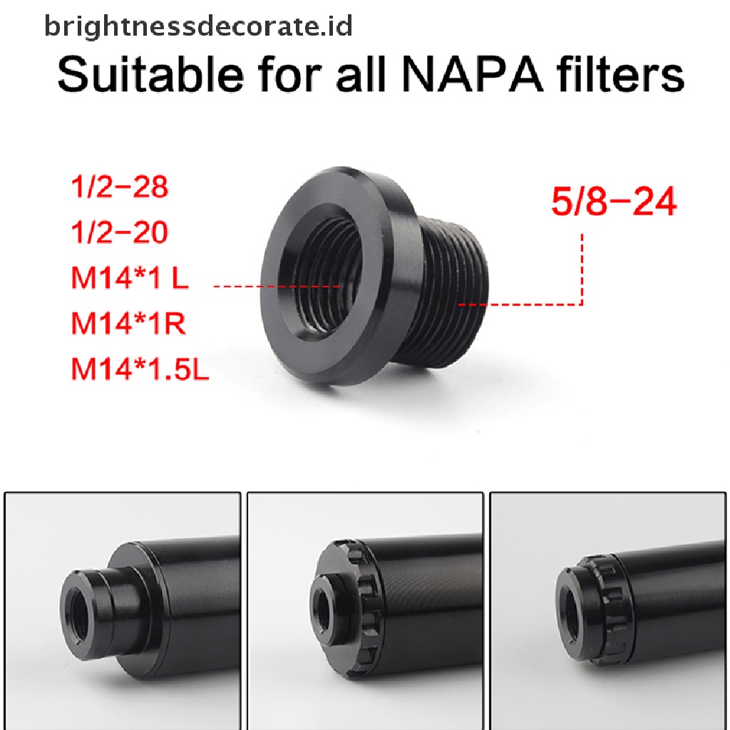 1 Pc 5 / 8 &quot;X24-1 / 2-28 Ke M14X1 Ke M14X1.5 Untuk Barrel Thread