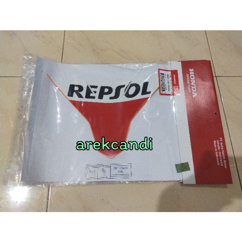 sticker striping tameng topeng panel kedok cbr150r CBR 150 r k45r 2021 repsol ori ahm