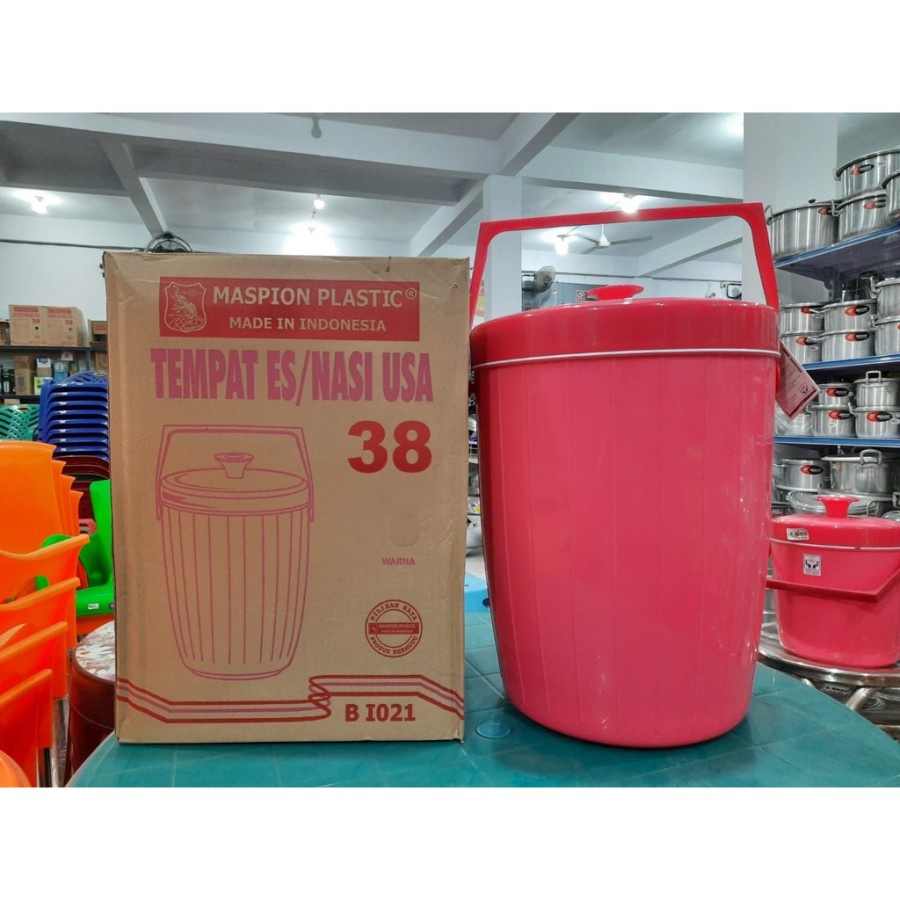 MASPION Ice / Rice Bucket / Tempat Nasi  USA 38 Liter BI 21