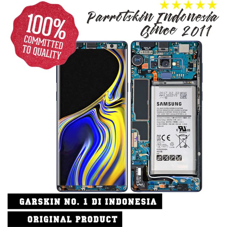 Garskin Samsung Note 9 mainboard style case bisa custom type lain