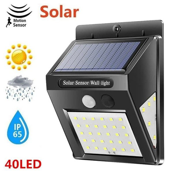 Lampu Taman Tembok Dinding Sensor Solar Tenaga Matahari Surya Outdoor