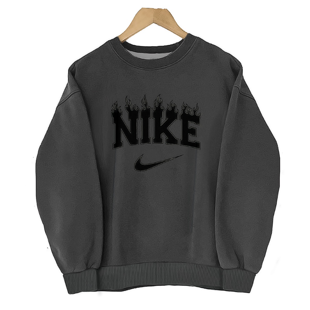 SWEATER THRIFT CREWNECK OVERSIZE | SWEATER OVERSIZE | TANGAN BALON | OVERSIZE SWEATER-ABU LD130 P71