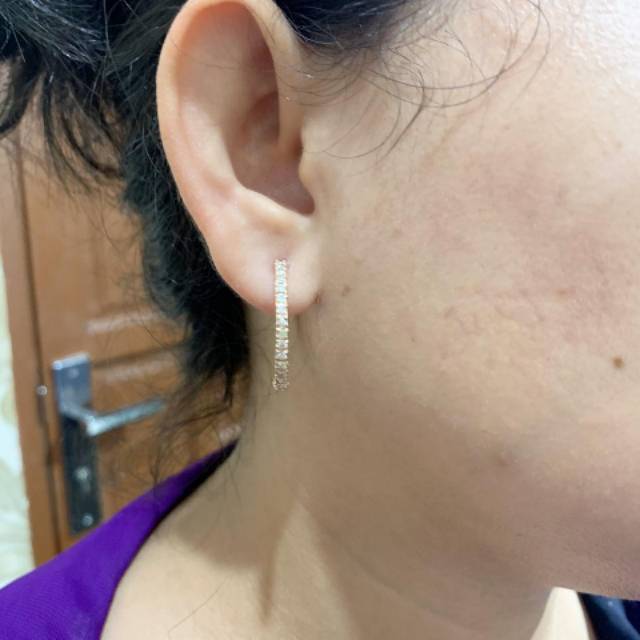 Anting Ring Berlian Asli