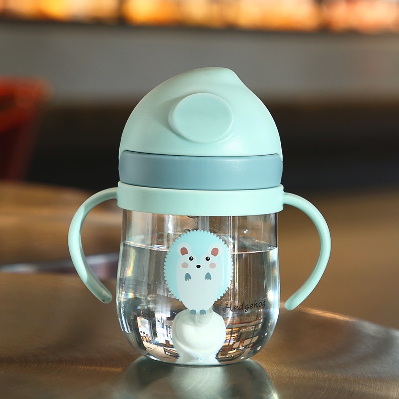 AMORA BPA FREE Botol Minum Bayi Gelas Anak Balita DOT Baby 280ML + Kotak-2121 BLUE No kotak